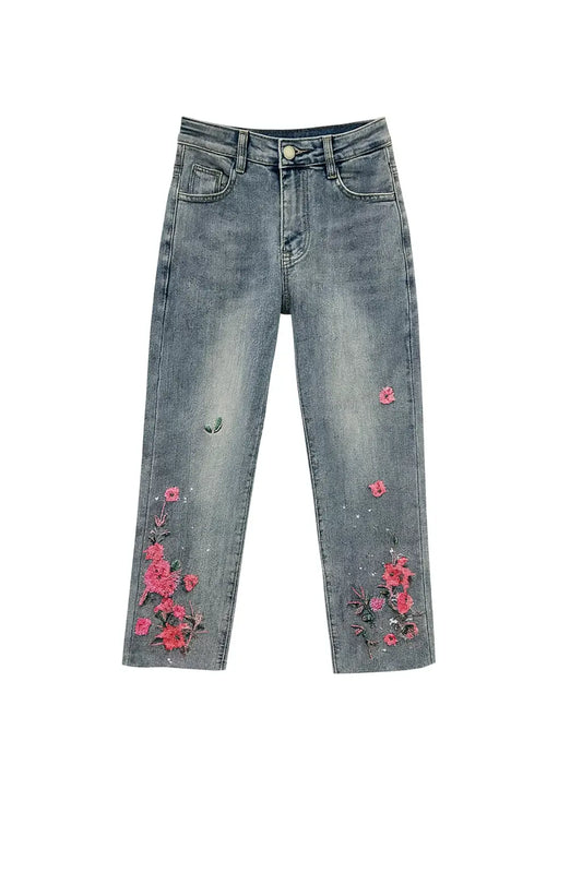 JEAN Y2K FORAL COOLANDBAG