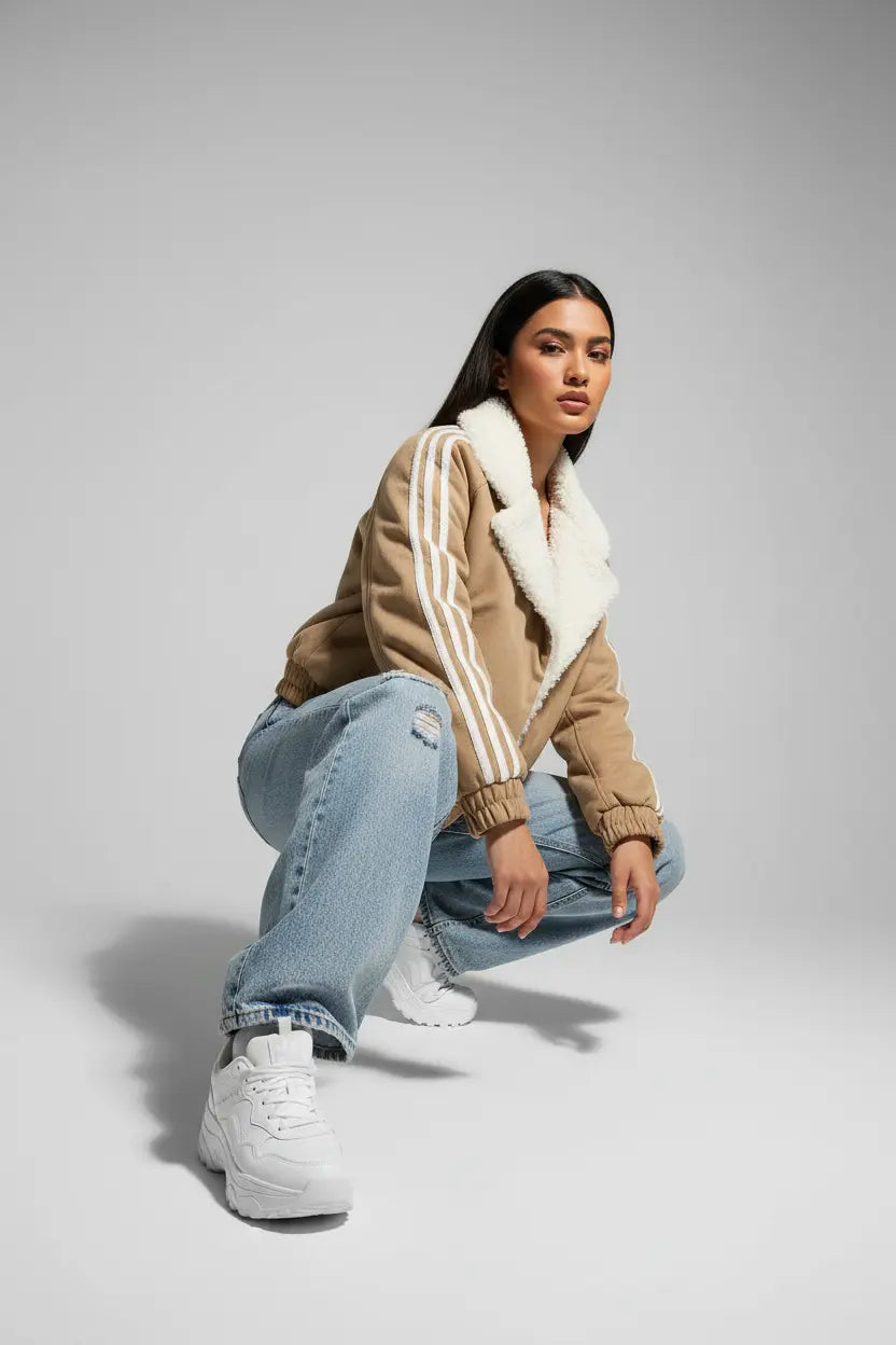 Mannequin femme accroupie