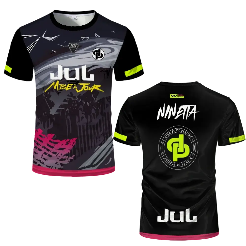 90 Minutes série MM9 JUL maillot de Football hommes été Sports de plein air maillot à séchage rapide surdimensionné Fitness entraînement T-shirt  COOLANDBAG