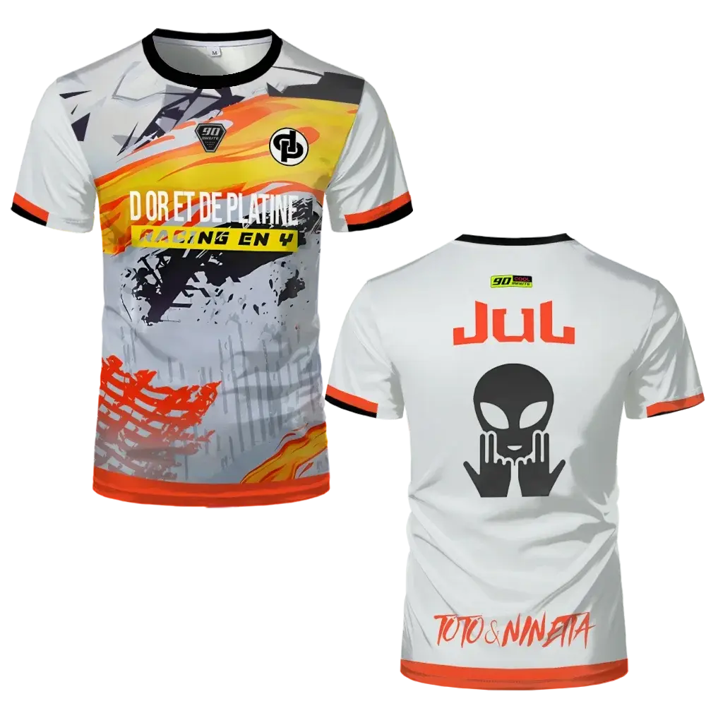 90 Minutes série MM9 JUL maillot de Football hommes été Sports de plein air maillot à séchage rapide surdimensionné Fitness entraînement T-shirt  COOLANDBAG