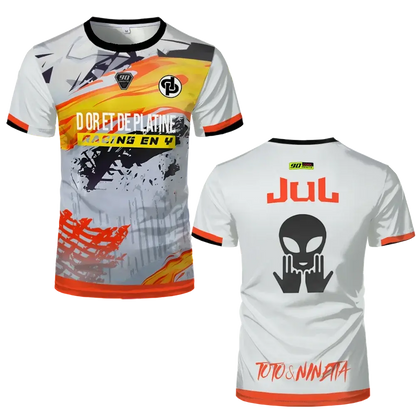 90 Minutes série MM9 JUL maillot de Football hommes été Sports de plein air maillot à séchage rapide surdimensionné Fitness entraînement T-shirt  COOLANDBAG