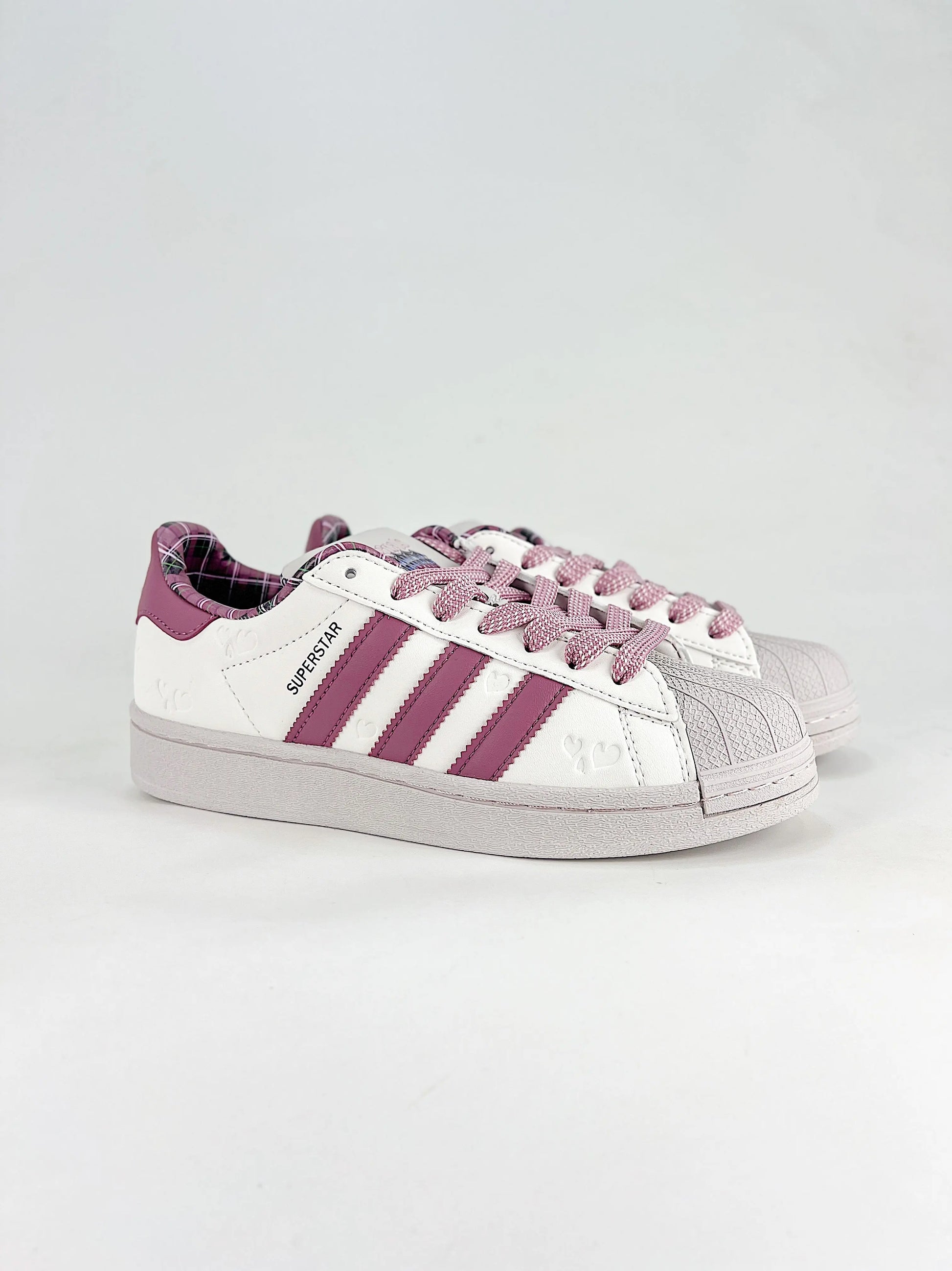 Adidas Superstar – White / Mauve  COOLANDBAG