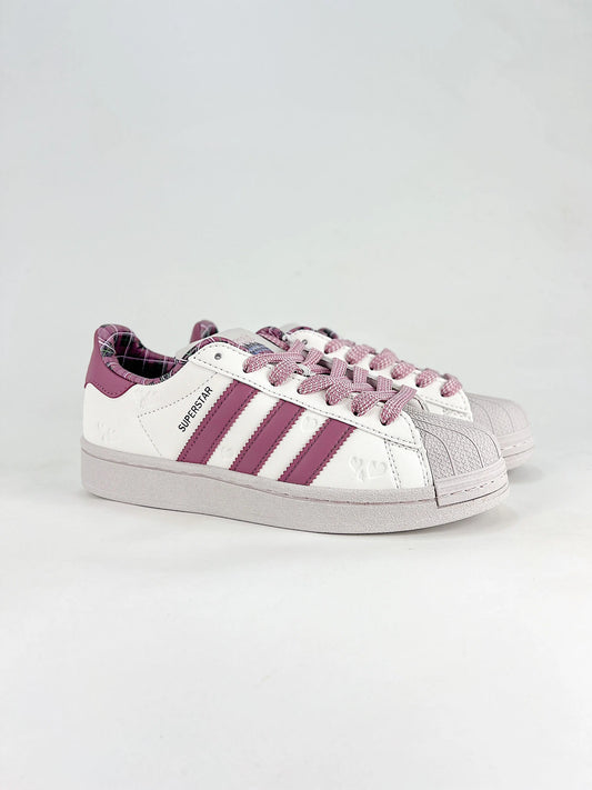 Adidas Superstar – White / Mauve  COOLANDBAG