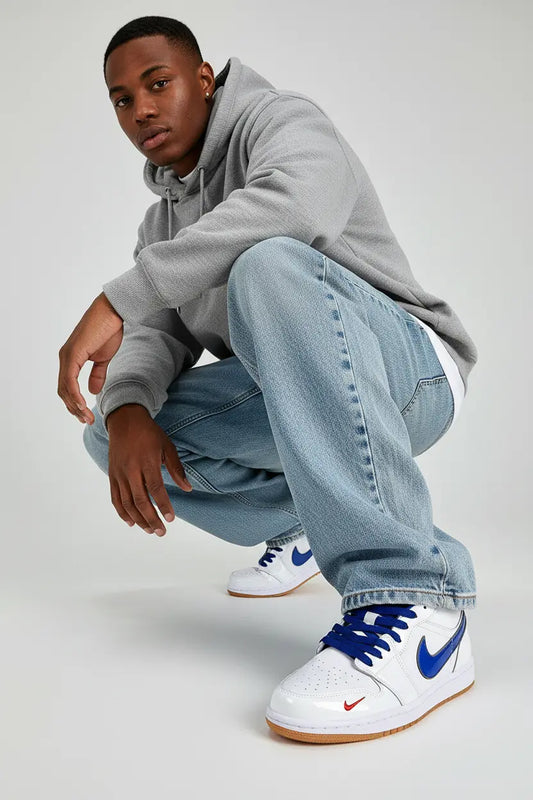 Air Jordan 1 Low SE Patent Blue Gum  COOLANDBAG