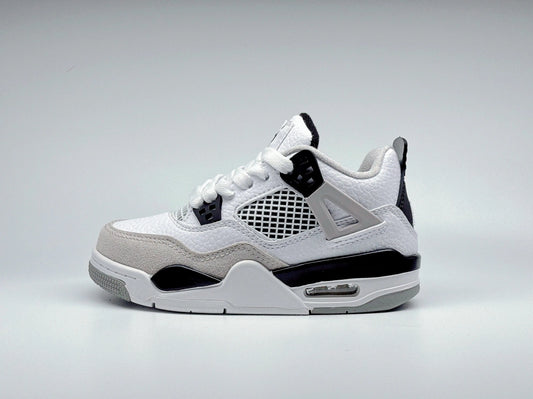 Air Jordan 4 Retro Enfant Blanche Noire  COOLANDBAG