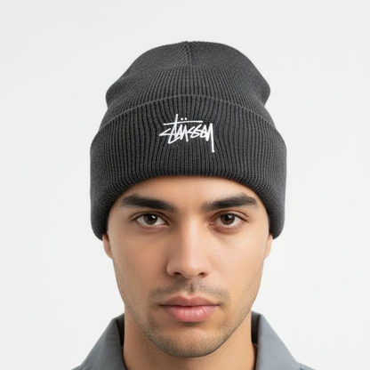 Bonnet Stussy - Logo Brodé Classique  COOLANDBAG