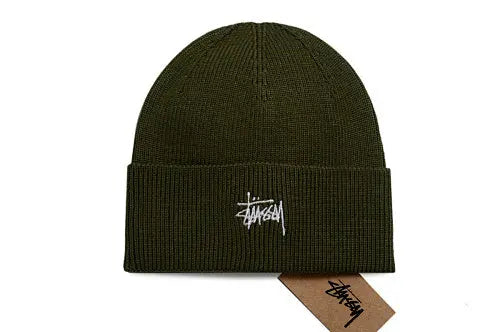 Bonnet Stussy - Logo Brodé Classique  COOLANDBAG