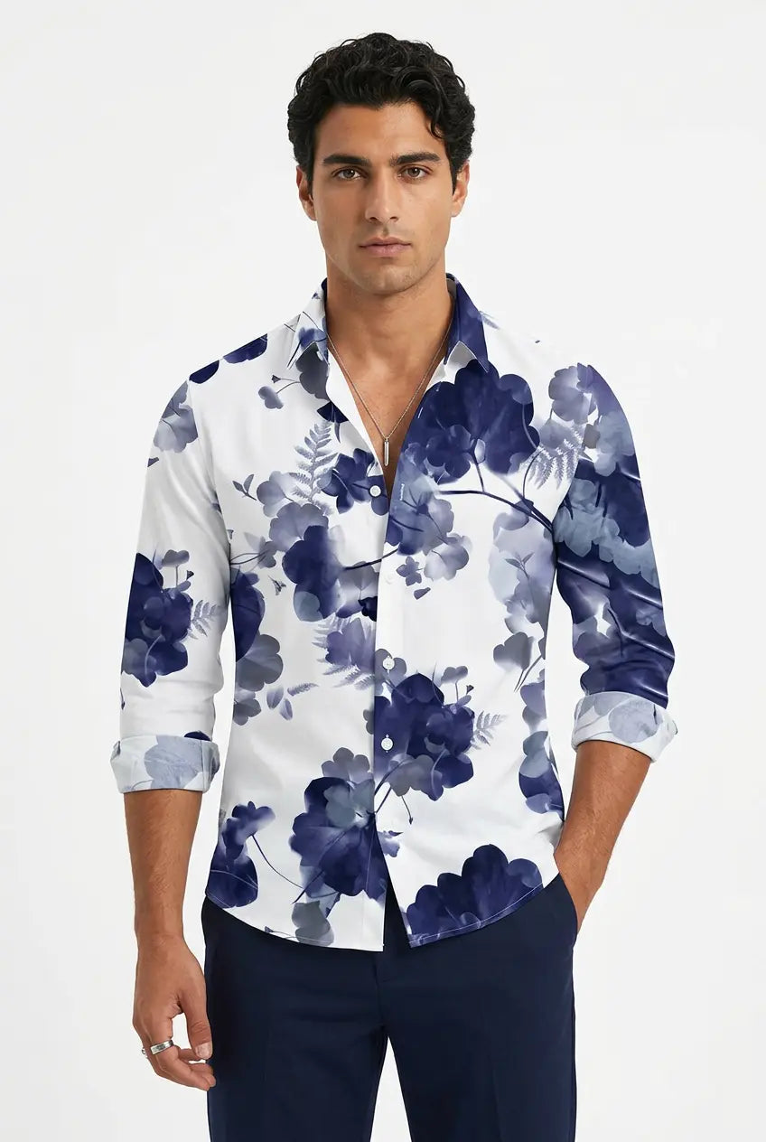 Chemise Boutonnée Imprimé Floral