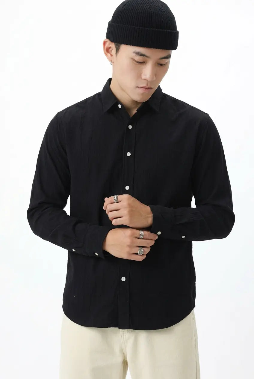 Chemise Boutonnée Manches Longues  COOLANDBAG