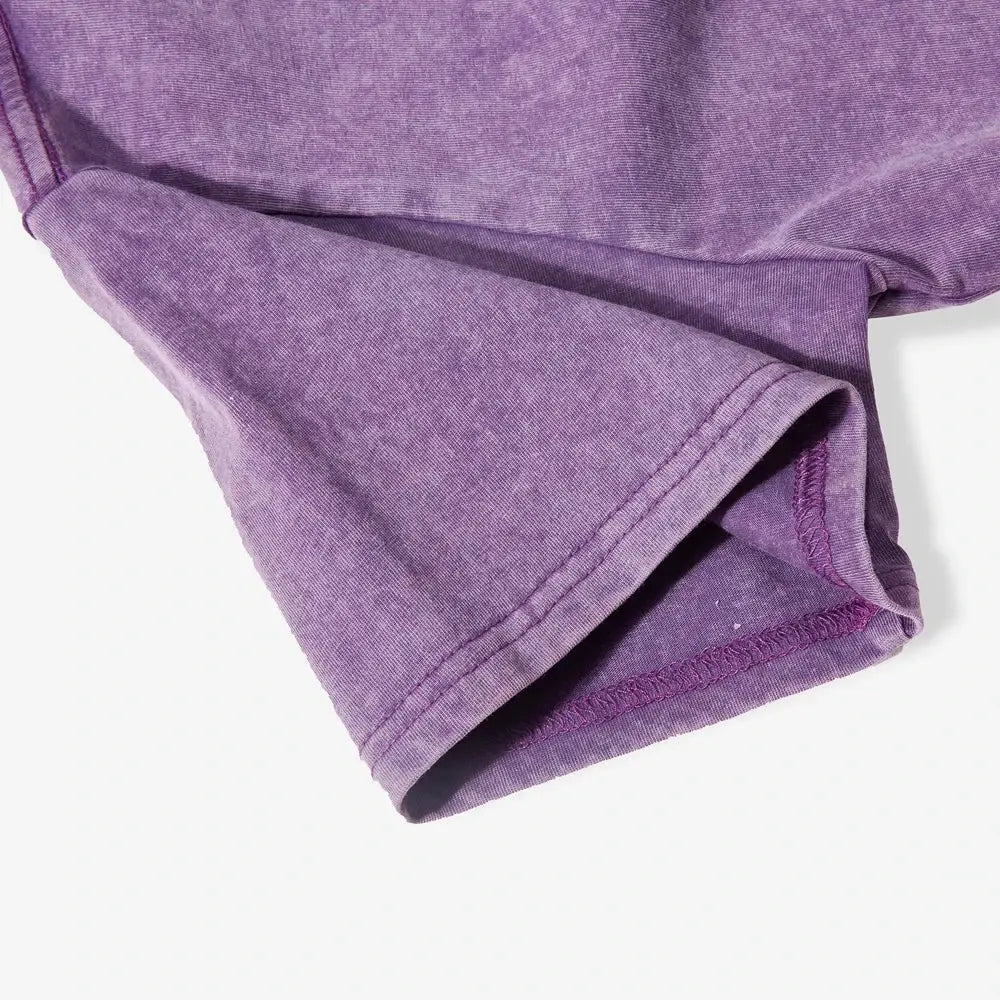 Couleur unie mince lavé T-Shirt femmes mode coton doux t-shirts décontracté Sport à manches courtes Cool rétro vêtements femme  COOLANDBAG