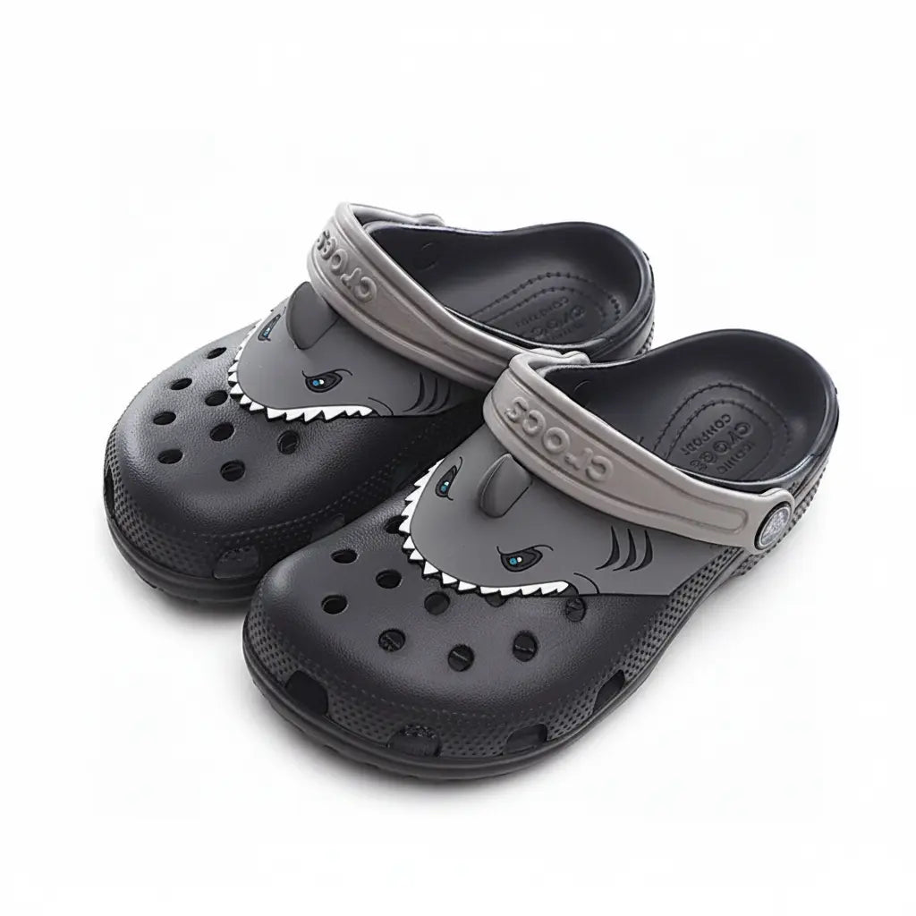 Crocs Requin Noir/Gris