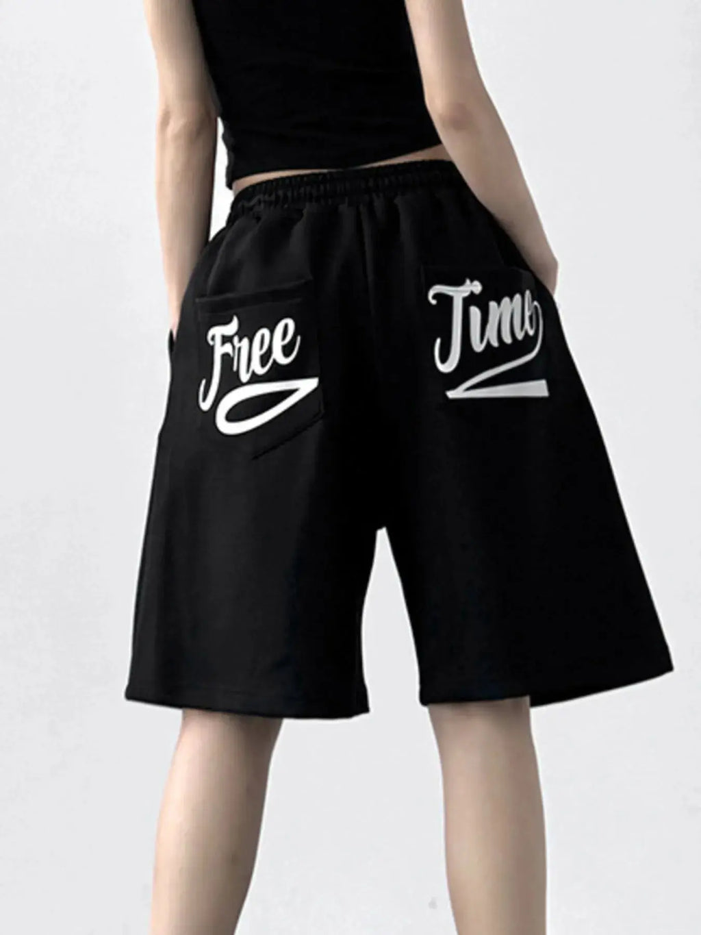 Drawstring Wide Leg Shorts  COOLANDBAG