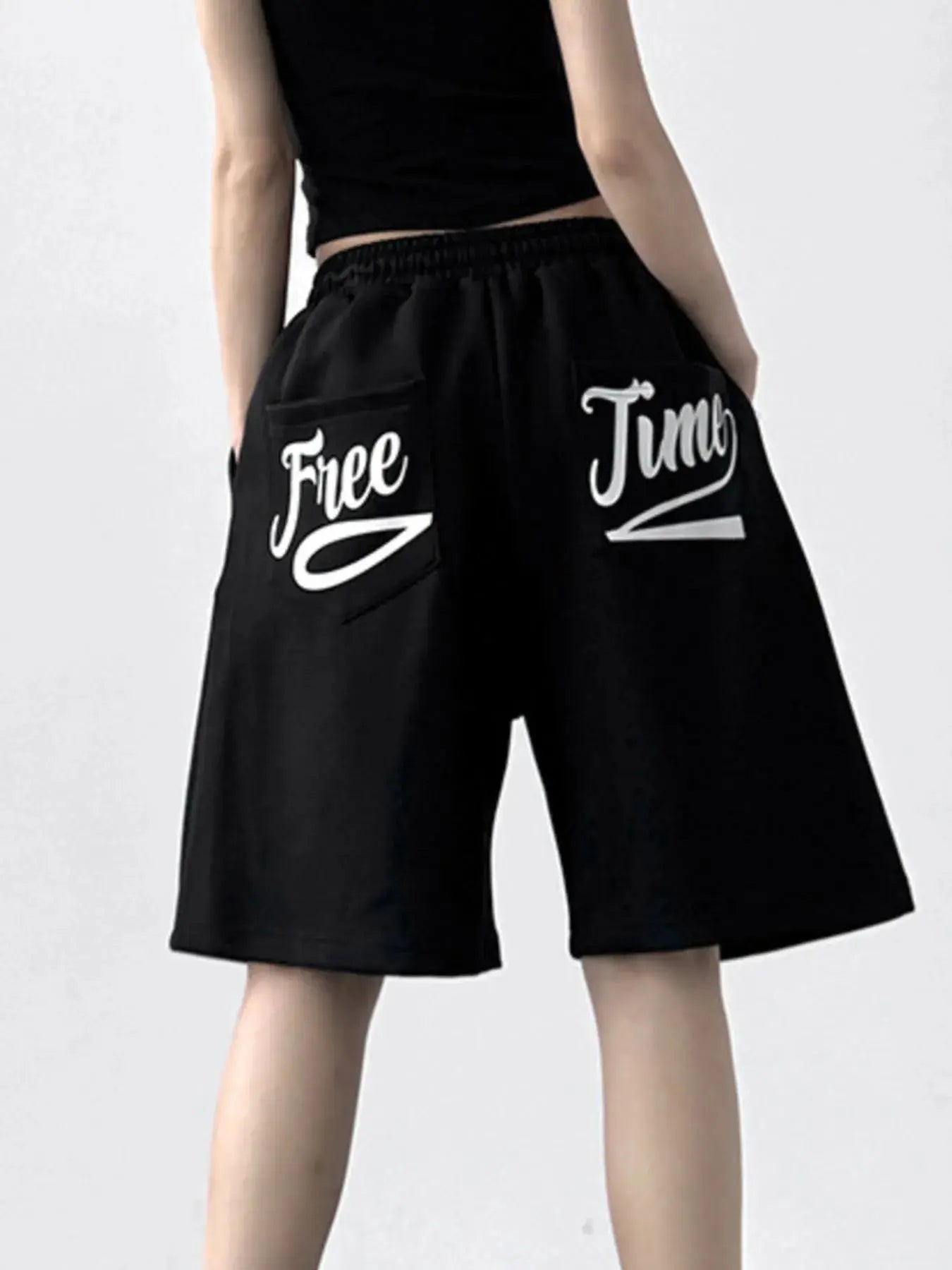 Drawstring Wide Leg Shorts  COOLANDBAG