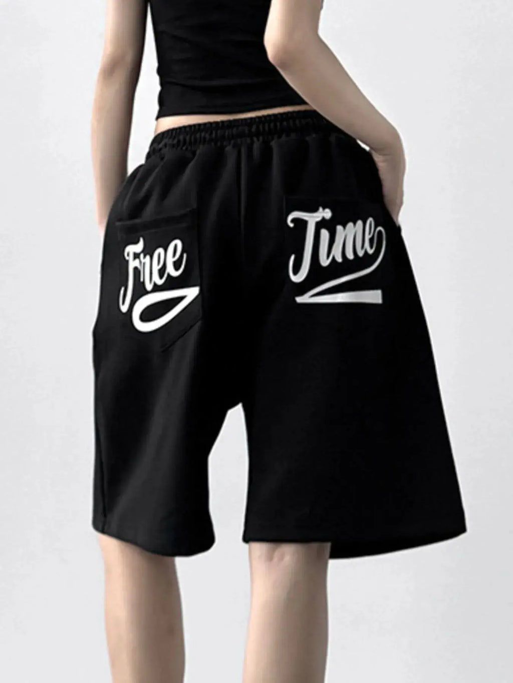 Drawstring Wide Leg Shorts  COOLANDBAG