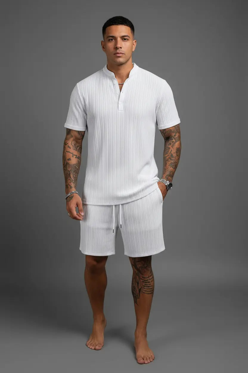 Ensemble Haut et Short Boutonné Manches Courtes  COOLANDBAG