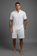 Ensemble Haut et Short Boutonné Manches Courtes  COOLANDBAG