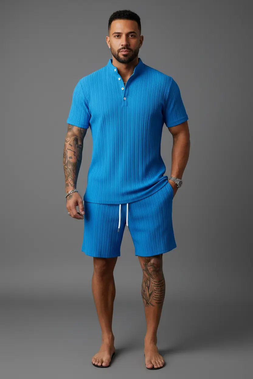 Ensemble Haut et Short Boutonné Manches Courtes  COOLANDBAG