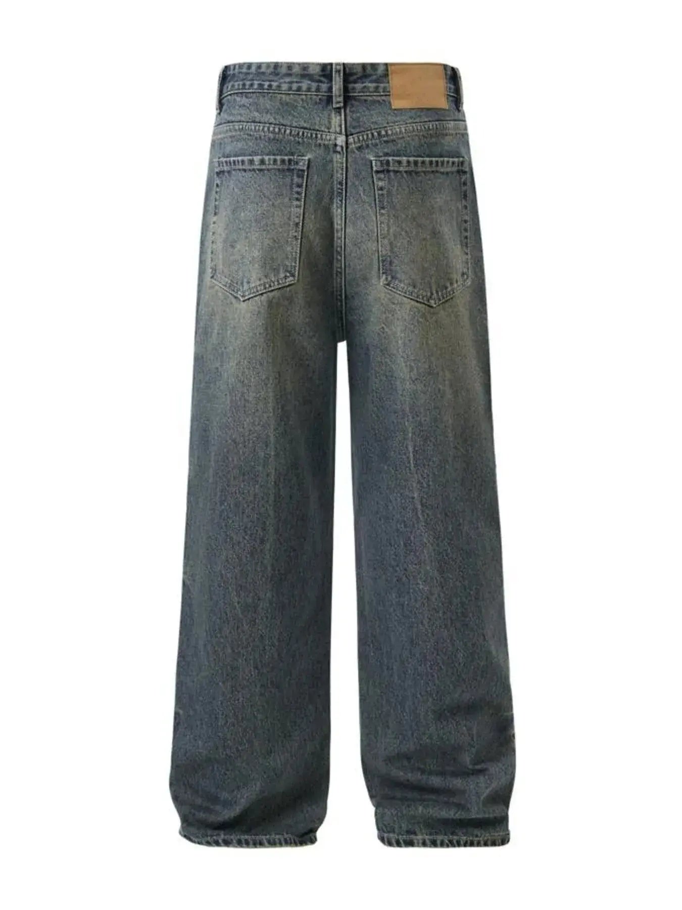 Jean Jambe Large Délavé Vintage Grande Taille Homme  COOLANDBAG