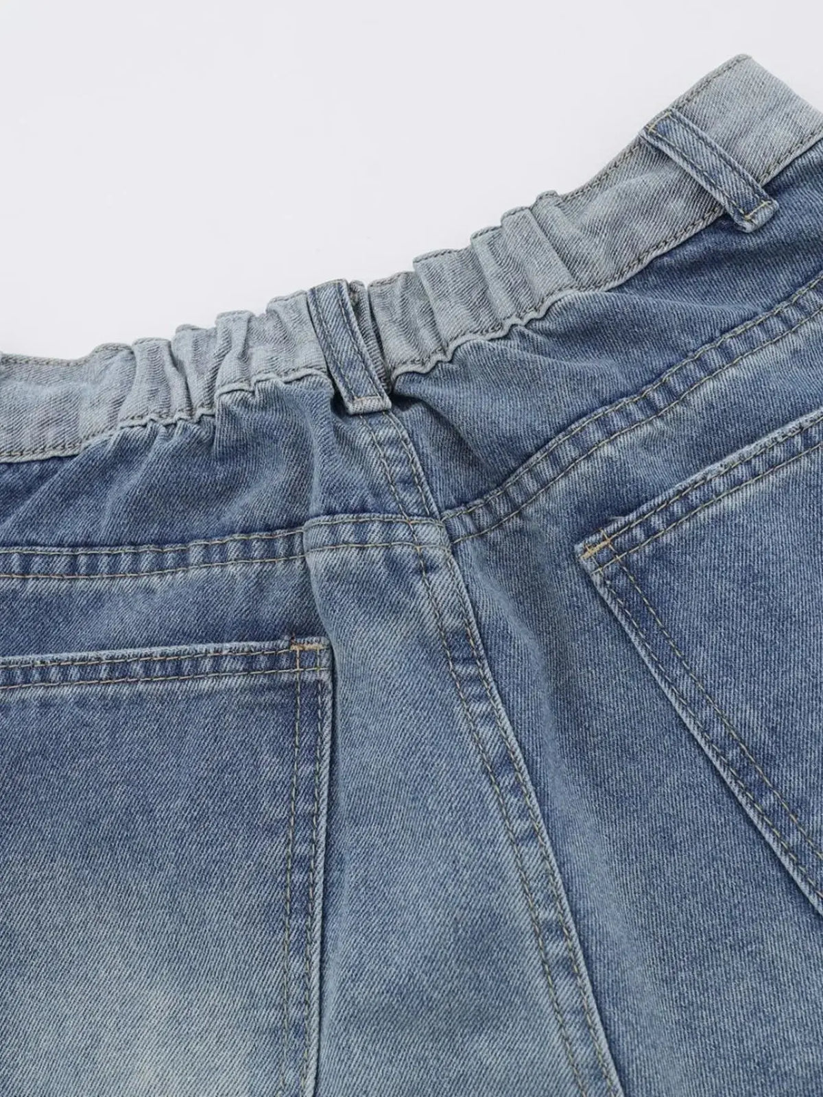 Jean Jambe Large Délavé Vintage Homme  COOLANDBAG