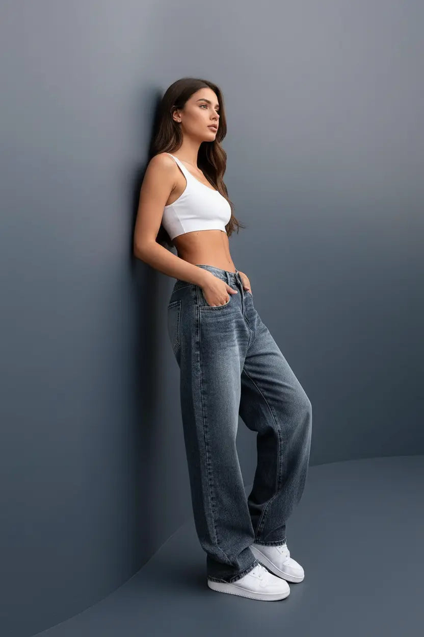 Jean Large Délavé  COOLANDBAG