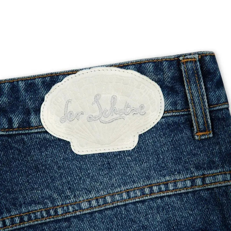 Jean bleu délavé Baggy pour hommes, rétro américain, gothique, broderie graphique, Y2K, Harajuku, Hip-Hop, pour Couples, décontracté, Joker, Streetwear  COOLANDBAG