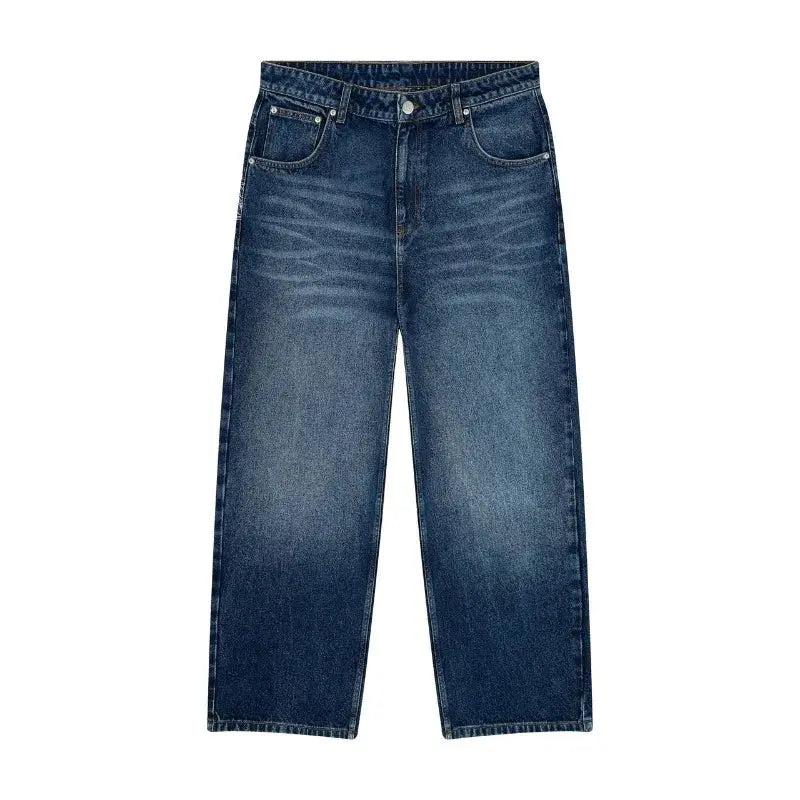 Jean bleu délavé Baggy pour hommes, rétro américain, gothique, broderie graphique, Y2K, Harajuku, Hip-Hop, pour Couples, décontracté, Joker, Streetwear  COOLANDBAG