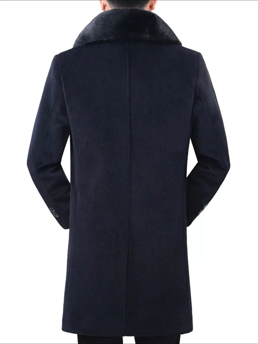 Manteau Boutonné Col Fourrure  COOLANDBAG