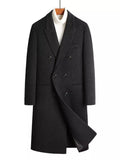 Manteau Croisé en Laine Mélangée  COOLANDBAG