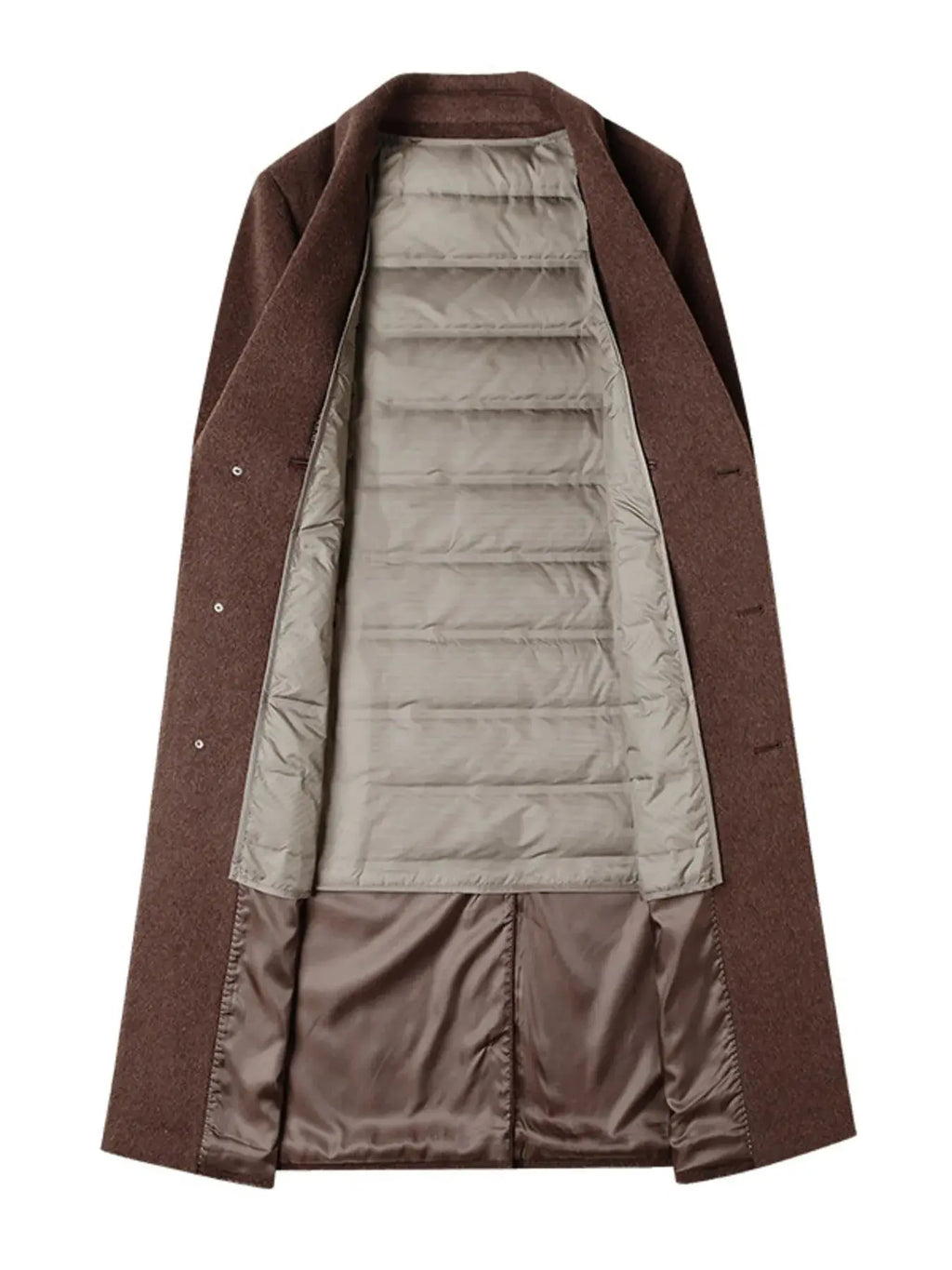 Manteau Long Boutonné Classique  COOLANDBAG
