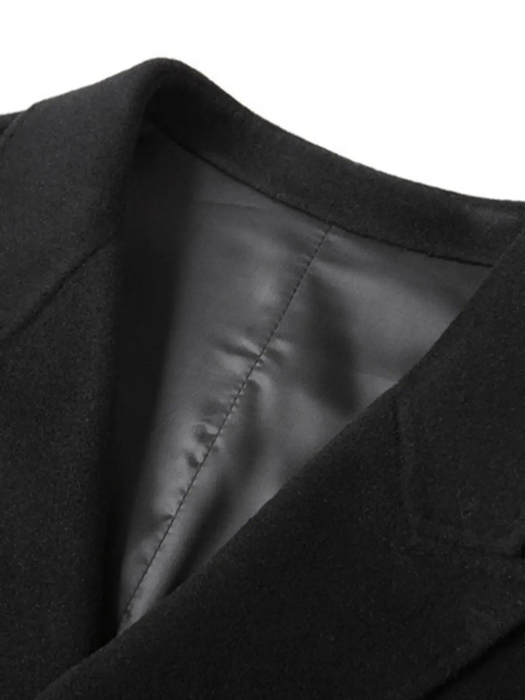Manteau Long Croisé Grande Taille Homme  COOLANDBAG