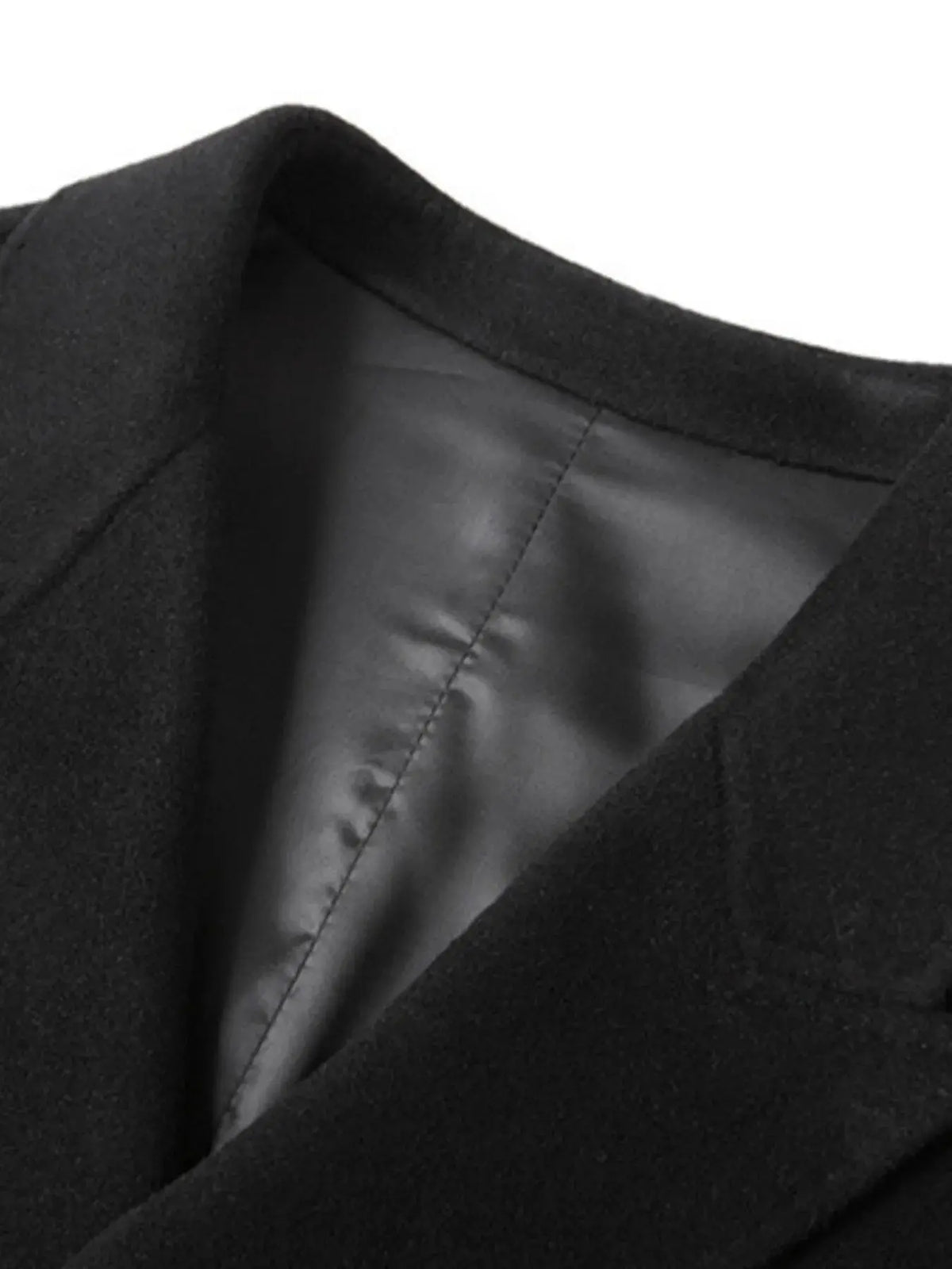Manteau Long Croisé Grande Taille Homme  COOLANDBAG