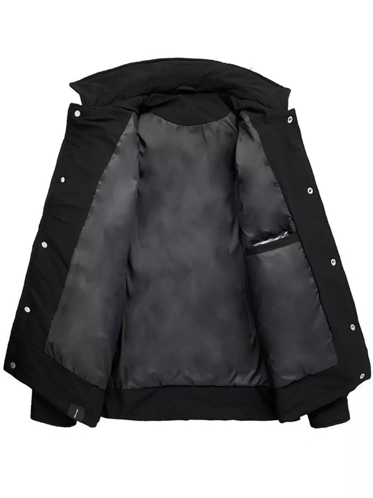 Manteau Matelassé Boutons Pression Grande Taille Homme  COOLANDBAG