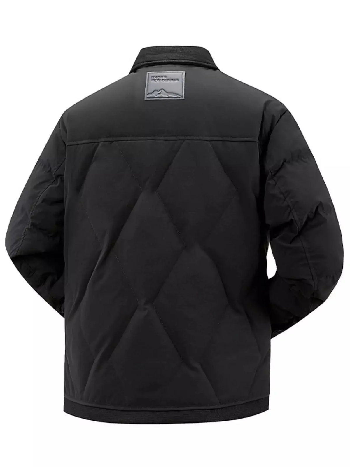Manteau Matelassé Boutons Pression Grande Taille Homme  COOLANDBAG