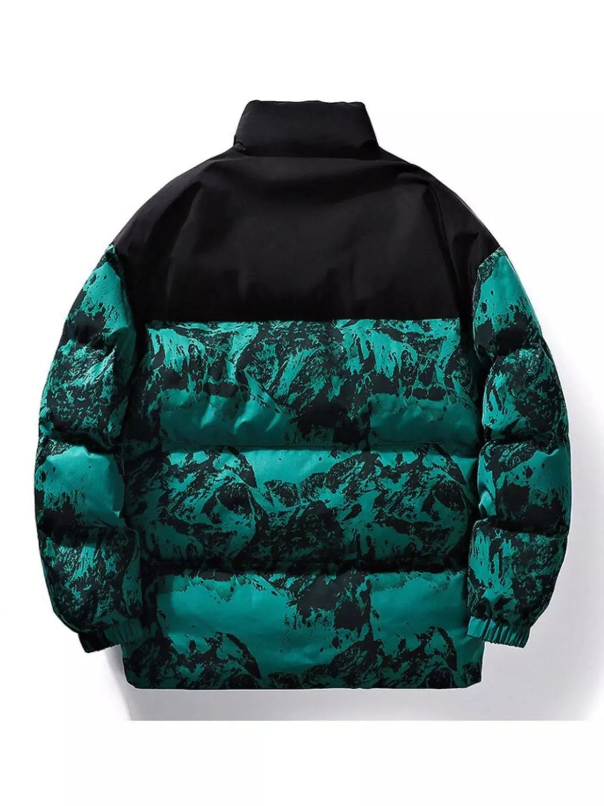 Manteau d'Hiver Matelassé Imprimé Grande Taille Homme  COOLANDBAG