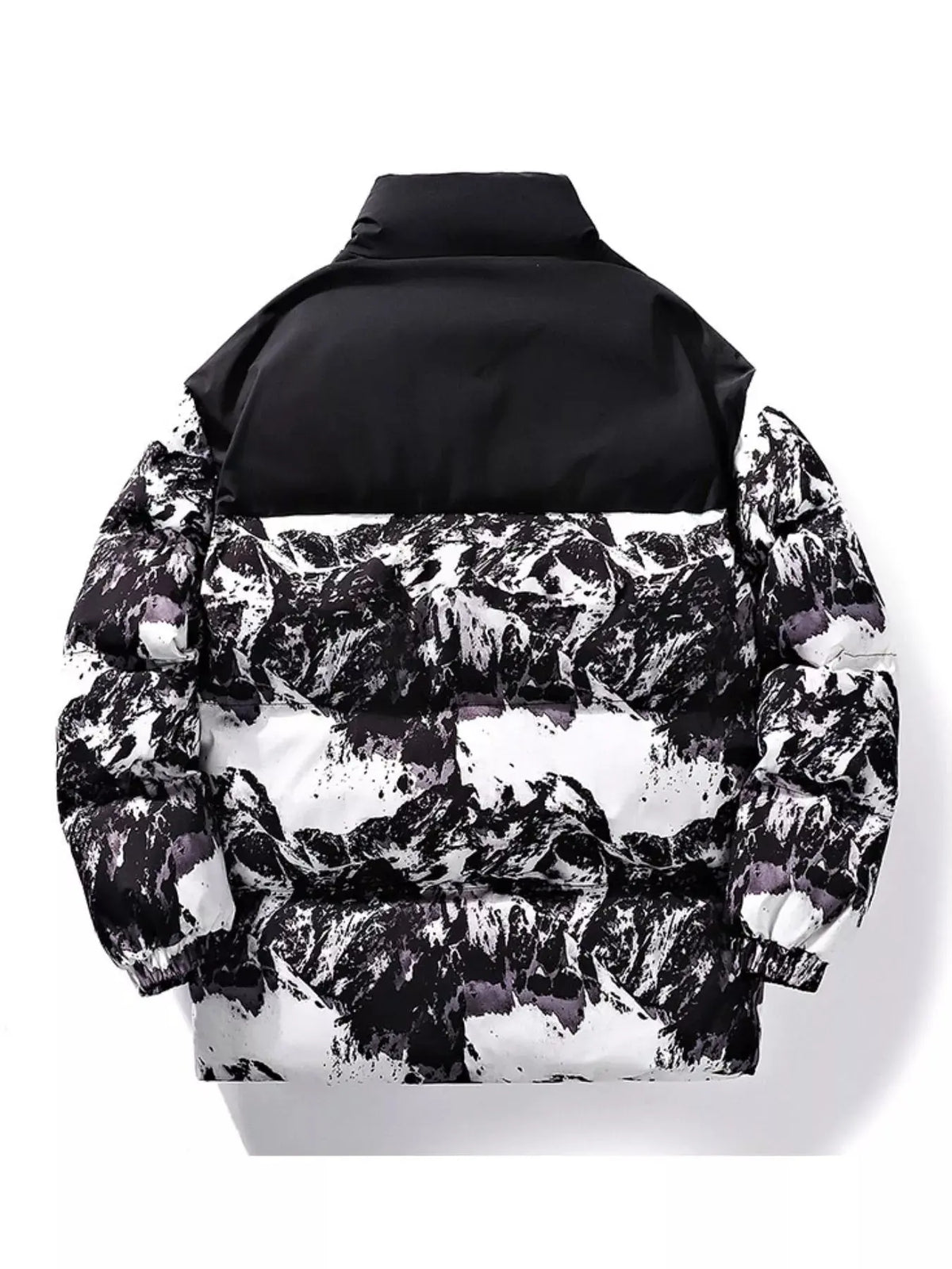 Manteau d'Hiver Matelassé Imprimé Grande Taille Homme  COOLANDBAG