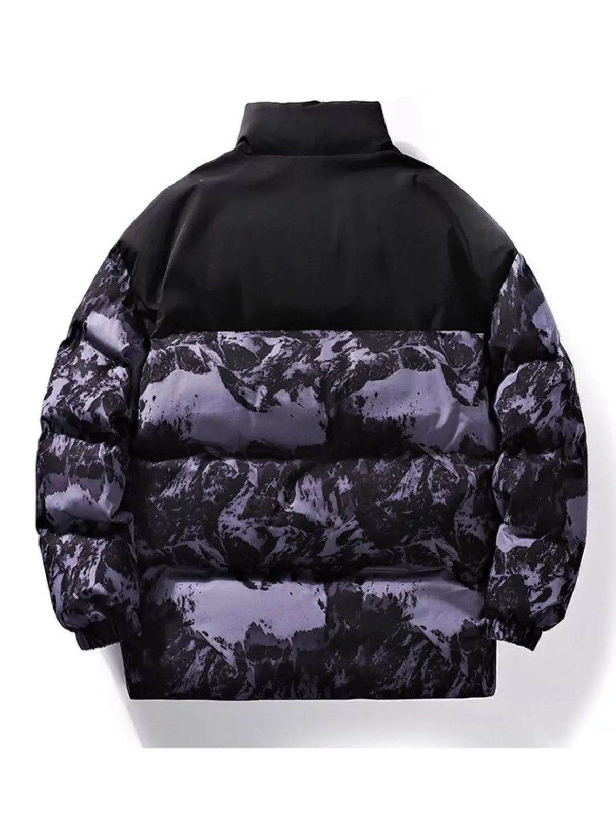 Manteau d'Hiver Matelassé Imprimé Grande Taille Homme  COOLANDBAG