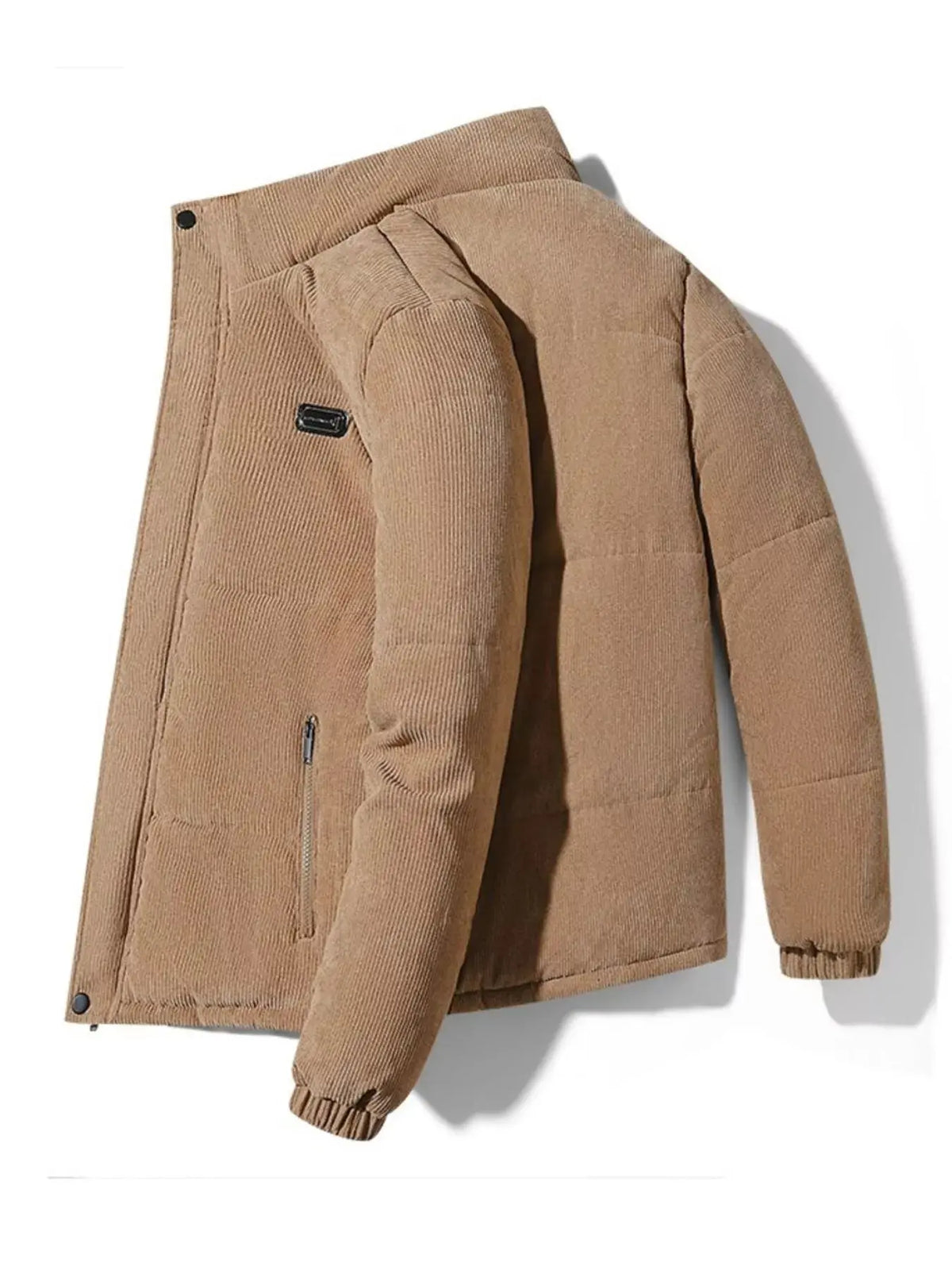 Manteau d'Hiver Matelassé en Velours Côtelé Grande Taille Homme  COOLANDBAG