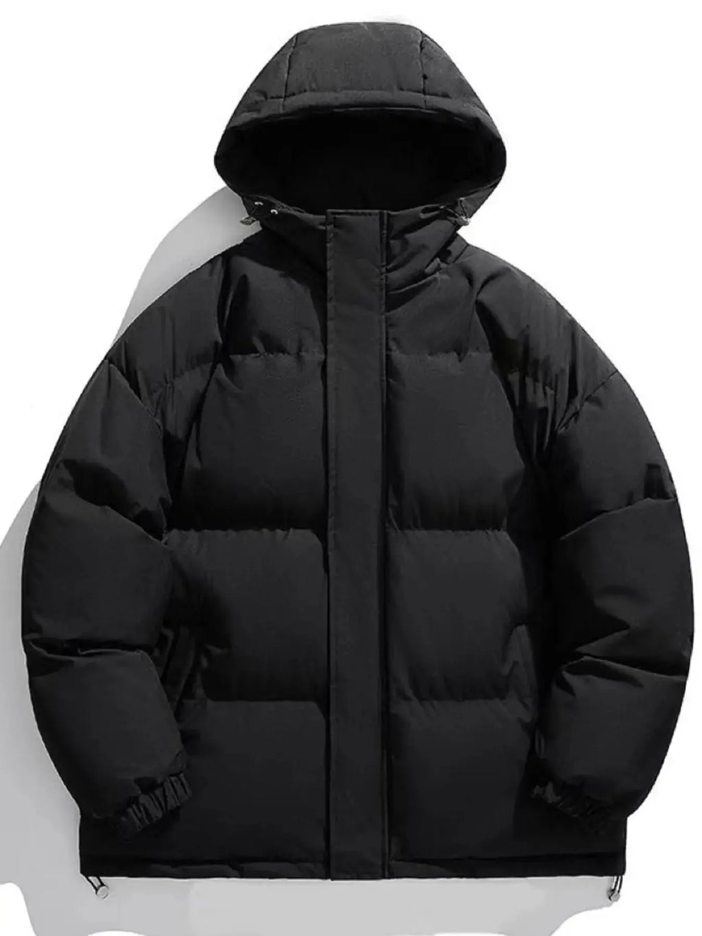 Manteau d'Hiver Zippé à Capuche Grande Taille Homme  COOLANDBAG
