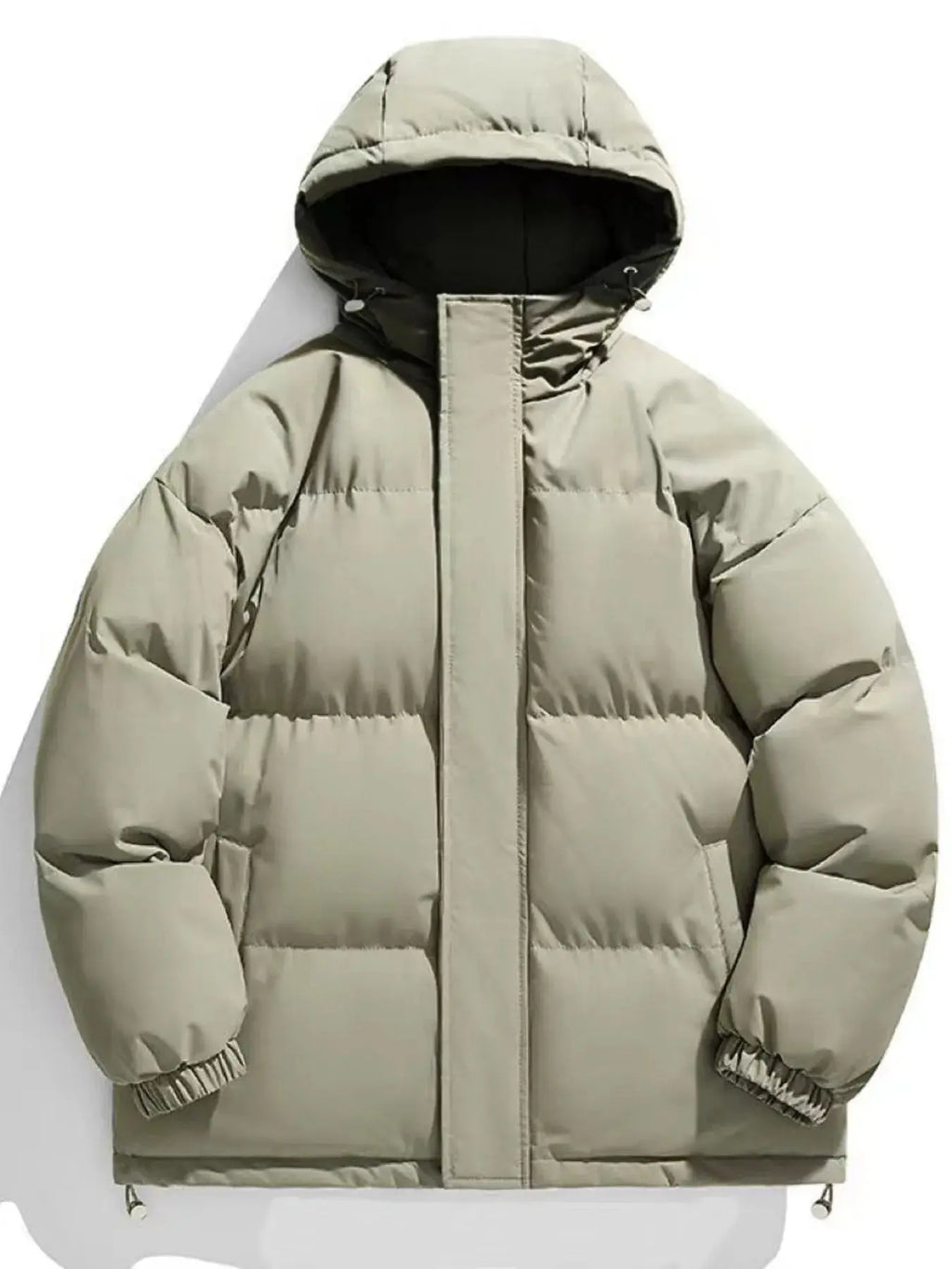 Manteau d'Hiver Zippé à Capuche Grande Taille Homme  COOLANDBAG