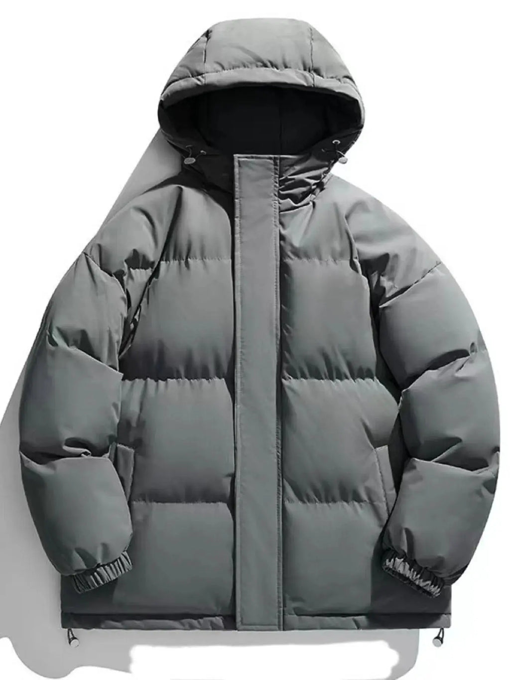 Manteau d'Hiver Zippé à Capuche Grande Taille Homme  COOLANDBAG