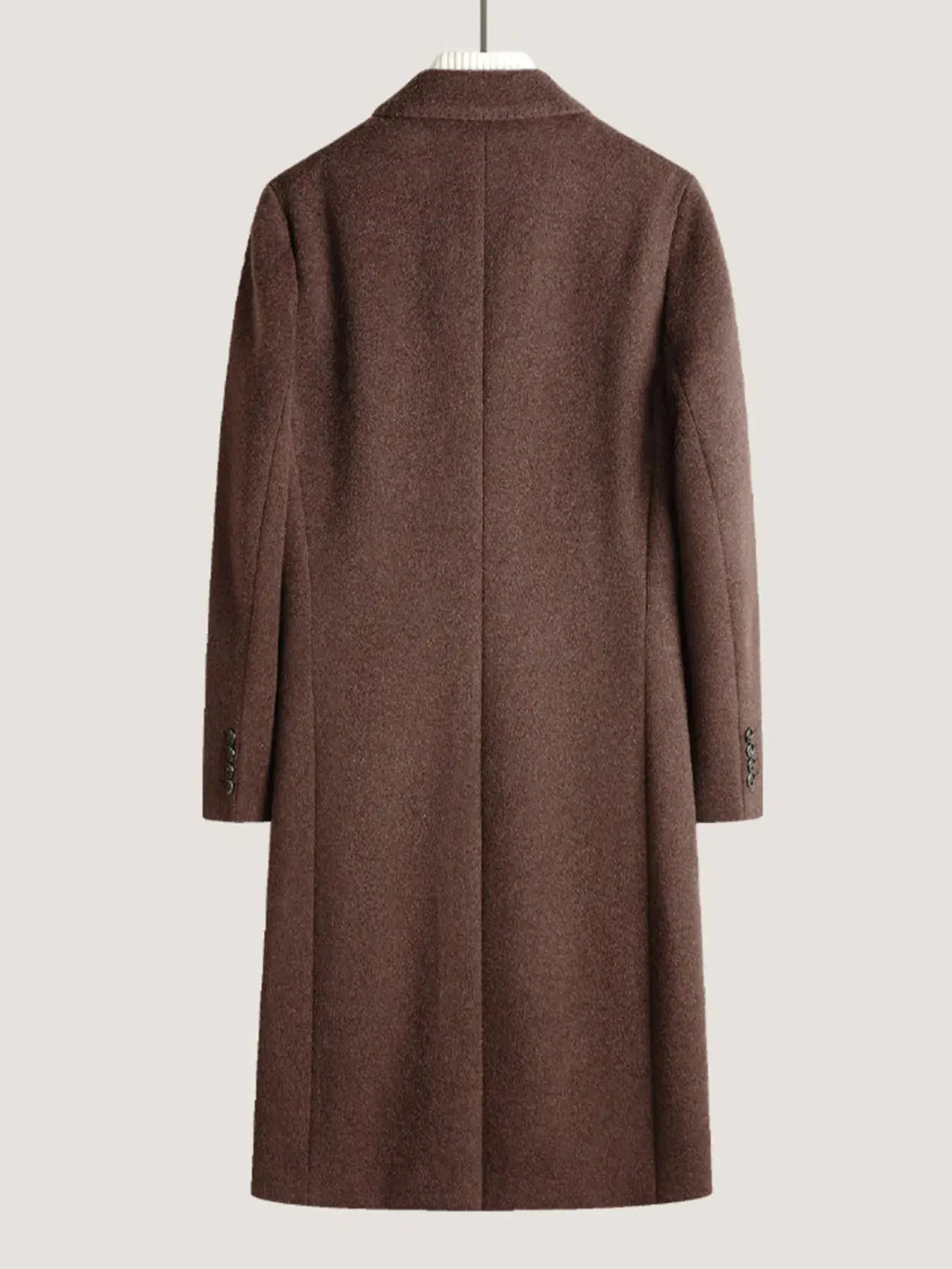 Manteau en Laine Croisé Grande Taille Homme  COOLANDBAG