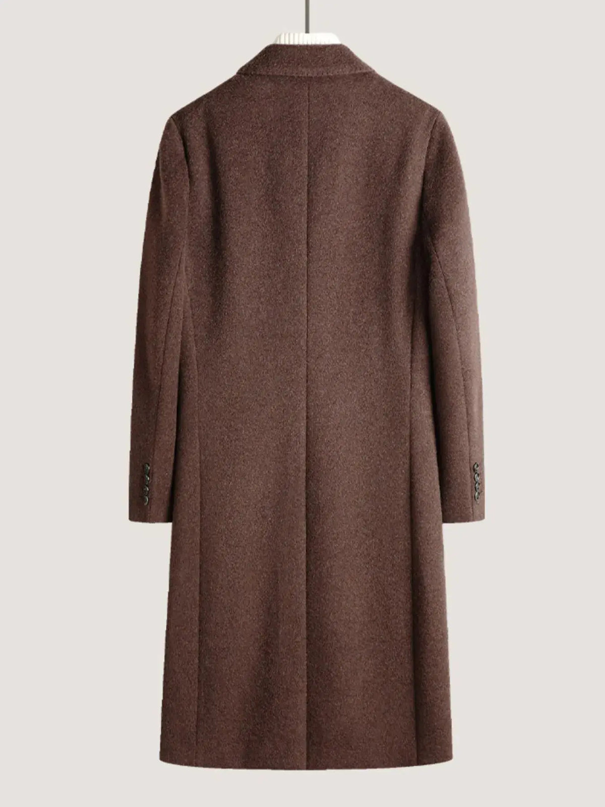Manteau en Laine Croisé Grande Taille Homme  COOLANDBAG