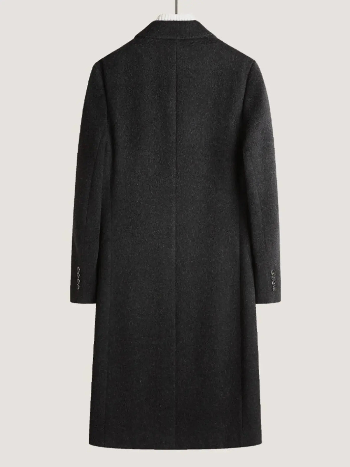 Manteau en Laine Croisé Grande Taille Homme  COOLANDBAG