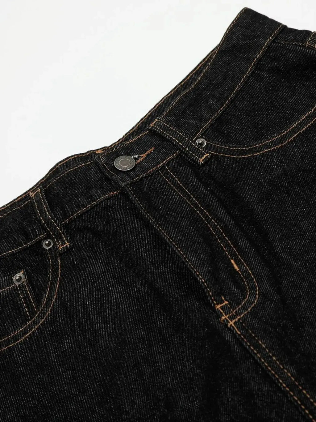 Men's Baggy Denim Shorts with Cuffed Hem  COOLANDBAG