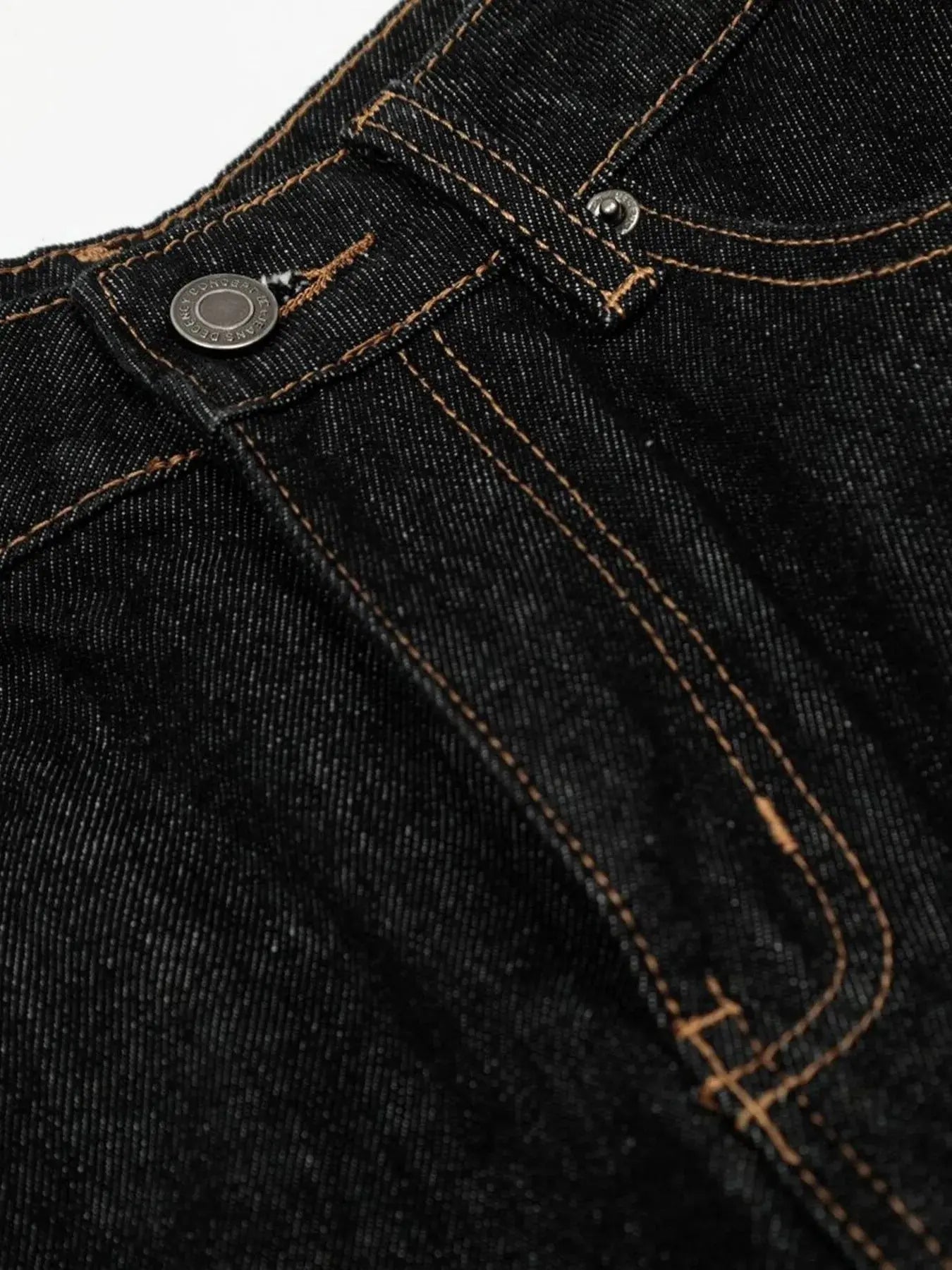 Men's Baggy Denim Shorts with Cuffed Hem  COOLANDBAG