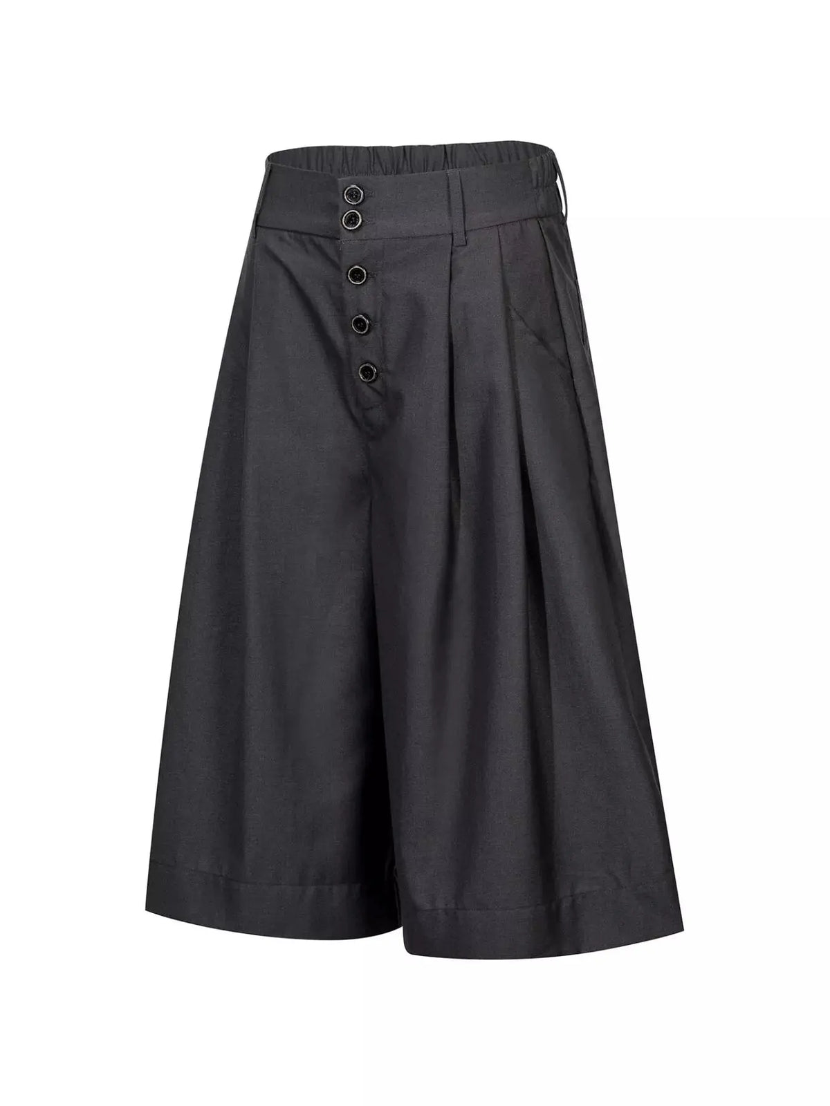 Men's Button Fly Wide Leg Capris  COOLANDBAG