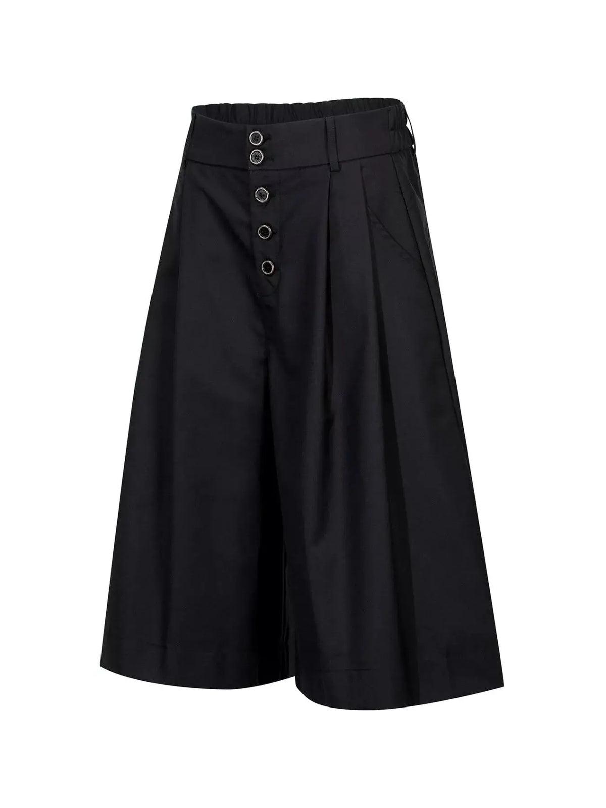 Men's Button Fly Wide Leg Capris  COOLANDBAG