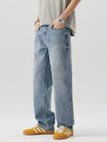 Men's Casual Loose Fit Wash Jeans  COOLANDBAG