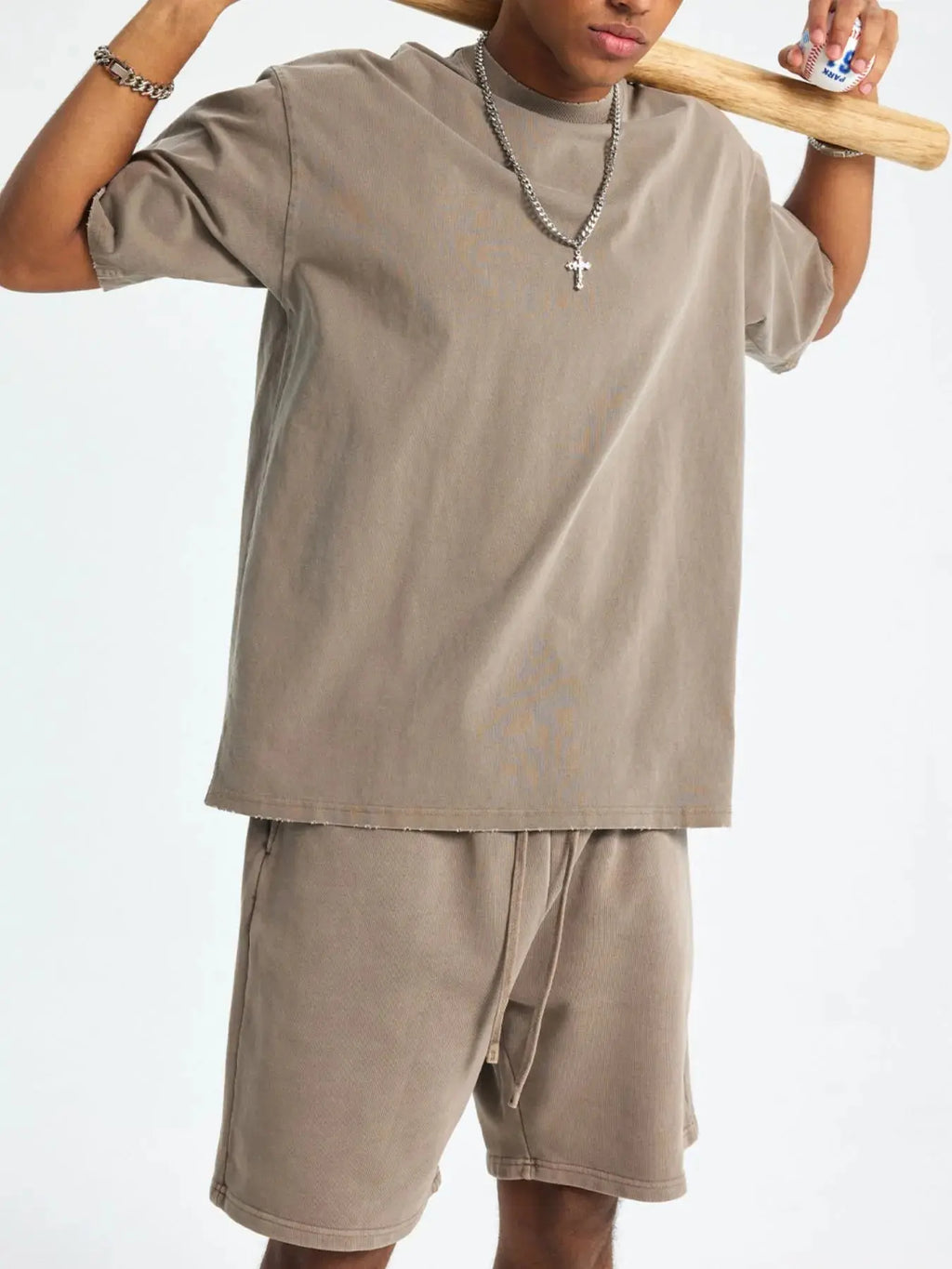 Men's Casual Oversized Cotton T-Shirt  COOLANDBAG