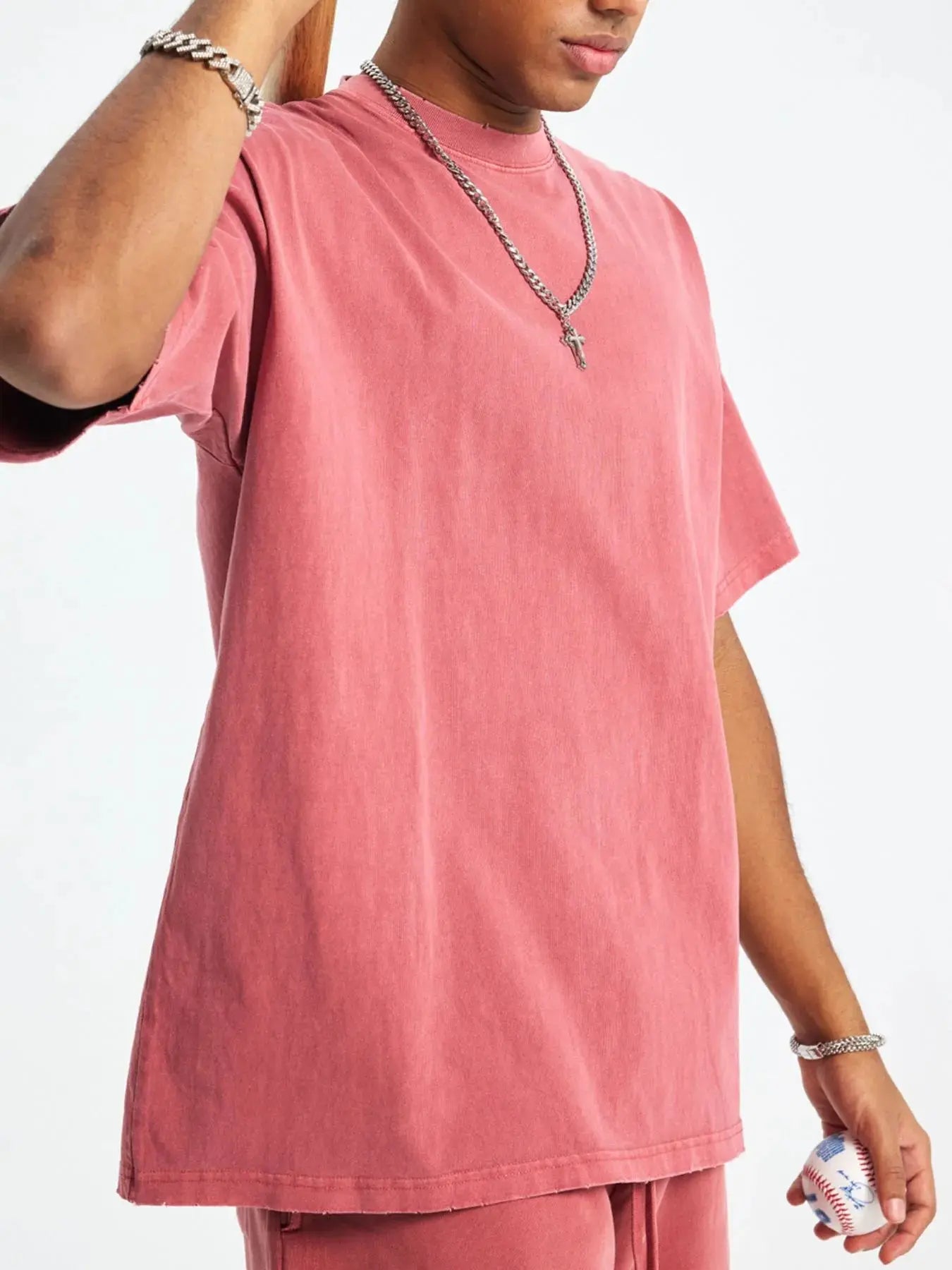 Men's Casual Oversized Cotton T-Shirt  COOLANDBAG
